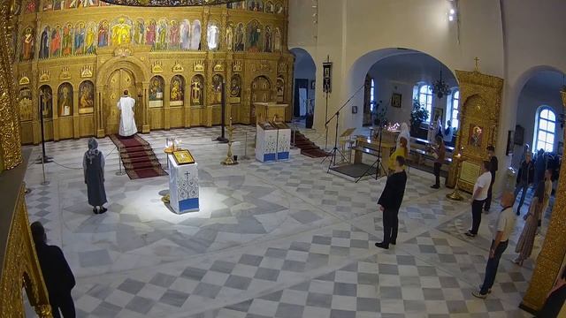 18.08.2025 Всенощное бдение накануне Преображения Господня в Феодоровском соборе смотреть онлайн