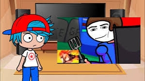 Os personagens de fnf reagin o, @GAMERCRCJOFICIAL jogando fnf vs Bambi da zueira (Gacha club)