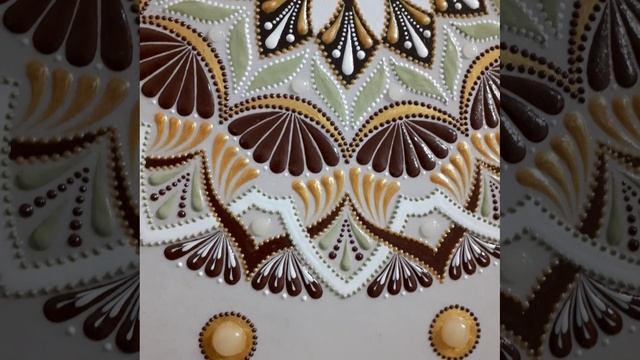 Точечная и текстурная роспись часов смотреть онлайн