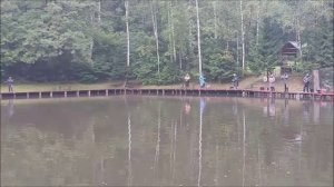 Поимки форели на спорт-зоне. Клёвое место, Лосиный остров.