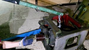 Как снять электромотор со станка 1к62 (1к625)