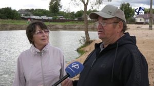 В деревне Каликино благоустроили местный пруд