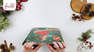 Новогодние коробки 2000гр. Подарочная коробка «Щелкунчик 2.0» - упаковка для подарков и конфет