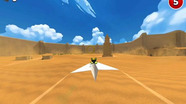 проходим миссию полет на бумажном самолетике! смотреть онлайн