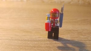ЛЕГО САМОДЕЛКА МИНИФИГУРКА ПОЖАРНИК