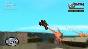 GTA San Andreas - Walkthrough - Unique Stunt Jump #3 - Ocean Docks (Los Santos)