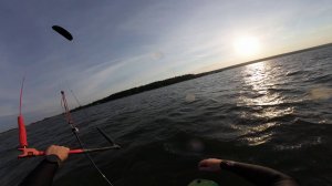 Кайтсерфинг в Новосибирске - Элвис 8 на рассвете, Август 2025