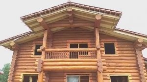 Дом из рубленного бревна в Сергиевом Посаде построенный компанией Арт Строй Дизайн