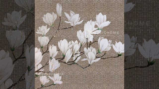 Панно из мозаики Магнолия MosaicHome