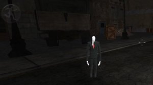 Крош попал в игру про слендермена. 🐰