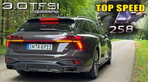 НОВАЯ! 2025 Audi A6 C9 3.0 V6 TFSI | 0-100 100-200 КМ/Ч и МАКСИМАЛЬНАЯ СКОРОСТЬ AutoTopN