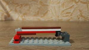 ЛЕГО САМОДЕЛКА ШЛАГБАУМ