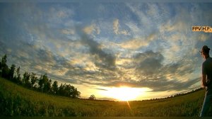 Охота за облаками на закате.