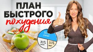 ПОХУДЕТЬ на 5-10 кг БЫСТРО за месяц. Подробный план быстрого похудения (Проверено!)