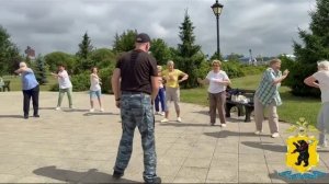 "Зарядка со стражем порядка" для "Серебряных волонтеров"