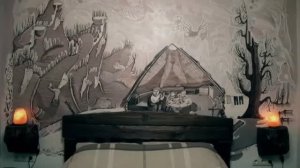 Роспись коттеджа. Одно из самых шедевральных творений рук моих.