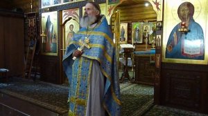 Проповедь иерея Александра Карабина в праздник Успения в храме "Всех скорбящих Радость" г. Саранска