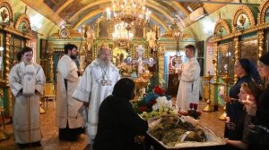 Слово епископа Максима у гроба новопреставленного воина Евгения Медведчука