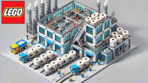 Как эта фабрика LEGO производит туалетную бумагу Настоящая автоматизация!