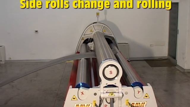 Вальцы DAVI - MCA (4х валковые) - Вальцовка цилиндра смотреть онлайн