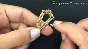 Серьги в Ёлочку от Sonysree Creations Beading