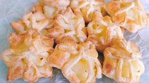 ПИРОЖНЫЕ ИЗ СЛОЕНОГО ТЕСТА С ЗАВАРНЫМ КРЕМОМ👍😋