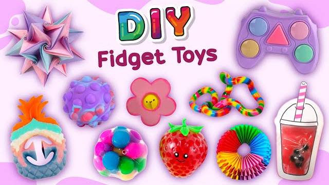 Несколько идей для создания игрушек-антистресс. Fidget Toys