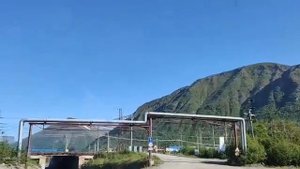 Горы в городе Кировск