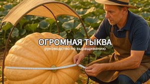 Как вырастить ОГРОМНЫЕ тыквы 🎃