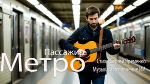Песня "Метро (пассажир)". Стихи Сергей Яременко, исполняет ИИ