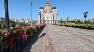 Летняя Москва 2025 - прогулка днём по улицам и паркам столицы России
