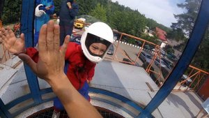 Полёт в аэротрубе, промо