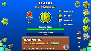 GG zealot By Twistaan  |  Geometry Dash  |