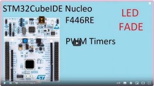 70. STM32CubeIDE PWM Timers. LED Fade with STM32F446RE