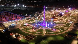 Огромной высоты горки и прогулочные зоны. Бесплатный парк аттракционов «Евразия» заработал в Бишкеке