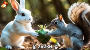 Зая и Зайчата 🐰🐇🐇 Веселые истории из жизни семейства зайчиков (16)
