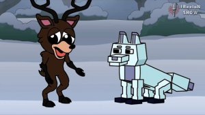 да олень очень сильный