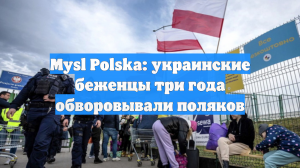Mysl Polska: украинские беженцы три года обворовывали поляков