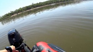 Лодка ПВХ Allaska Boats 460 от Sib River на воде !!! Первые ощущения !!!