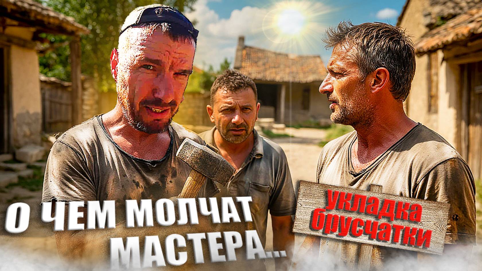 Что скрывают профессионалы? Мой первый опыт укладки брусчатки!