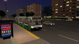 Поездка на МАЗ-105.060 по маршруту №206 по карте Москва Север 2.0