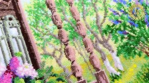 «Домик окнами в сад» - набор для вышивания бисером