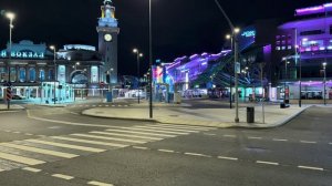 Москва после темноты 🌃 Уличная жизнь и прогулка по ночной столице России