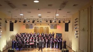 Кирилл Волков "Окно открыто на закат" для хора, стихи Юрия Кузнецова (2018), дирижёр Евгений Волков