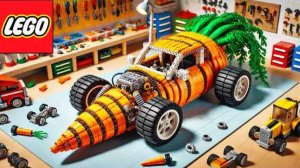 LEGO Race Морковь против огурца – Кто победит на финише