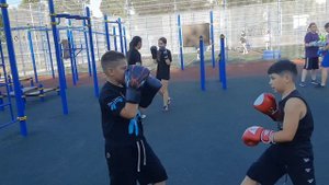 Бокс. Движ вокруг соперника+ лапы+заруба👍👍👍