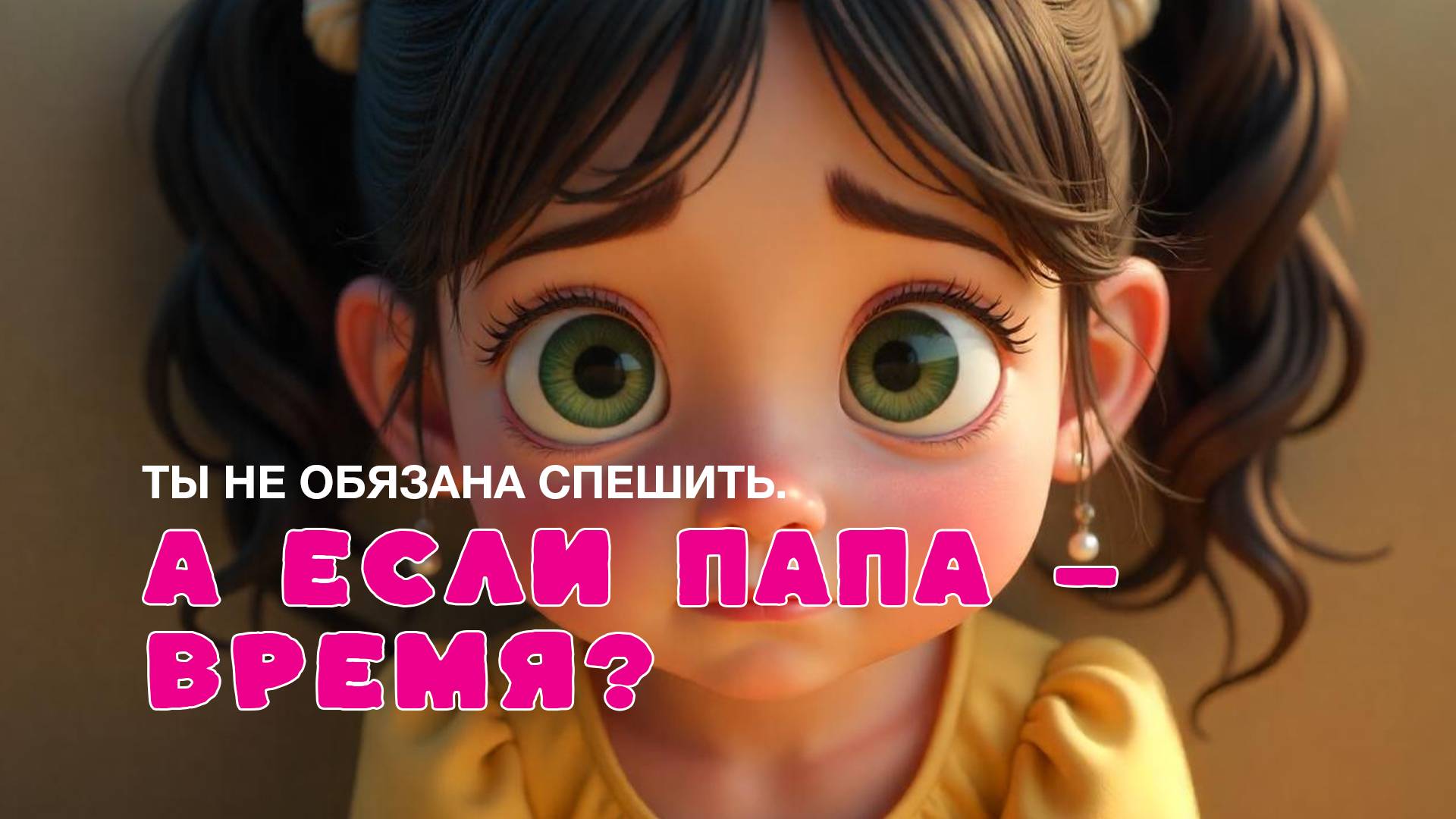 Как одна простая вещь помогает ребёнку перестать бояться «не успеть» Когда папа становится временем