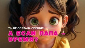 Как одна простая вещь помогает ребёнку перестать бояться «не успеть» Когда папа становится временем