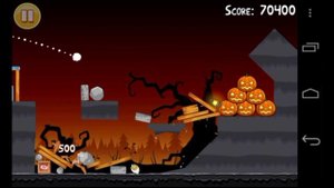 Прохождение Игры Angry Birds Seasons (Halloween) #1 - Трюк или Угощение Часть 1