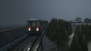 Поездка на городском поезде в Grand Theft Auto 3 Definitive Edition